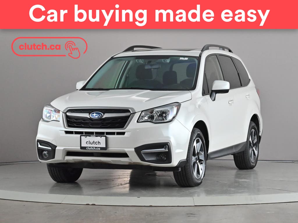 White 2018 Subaru Forester SUV / Crossover All-Wheel Drive Automatic