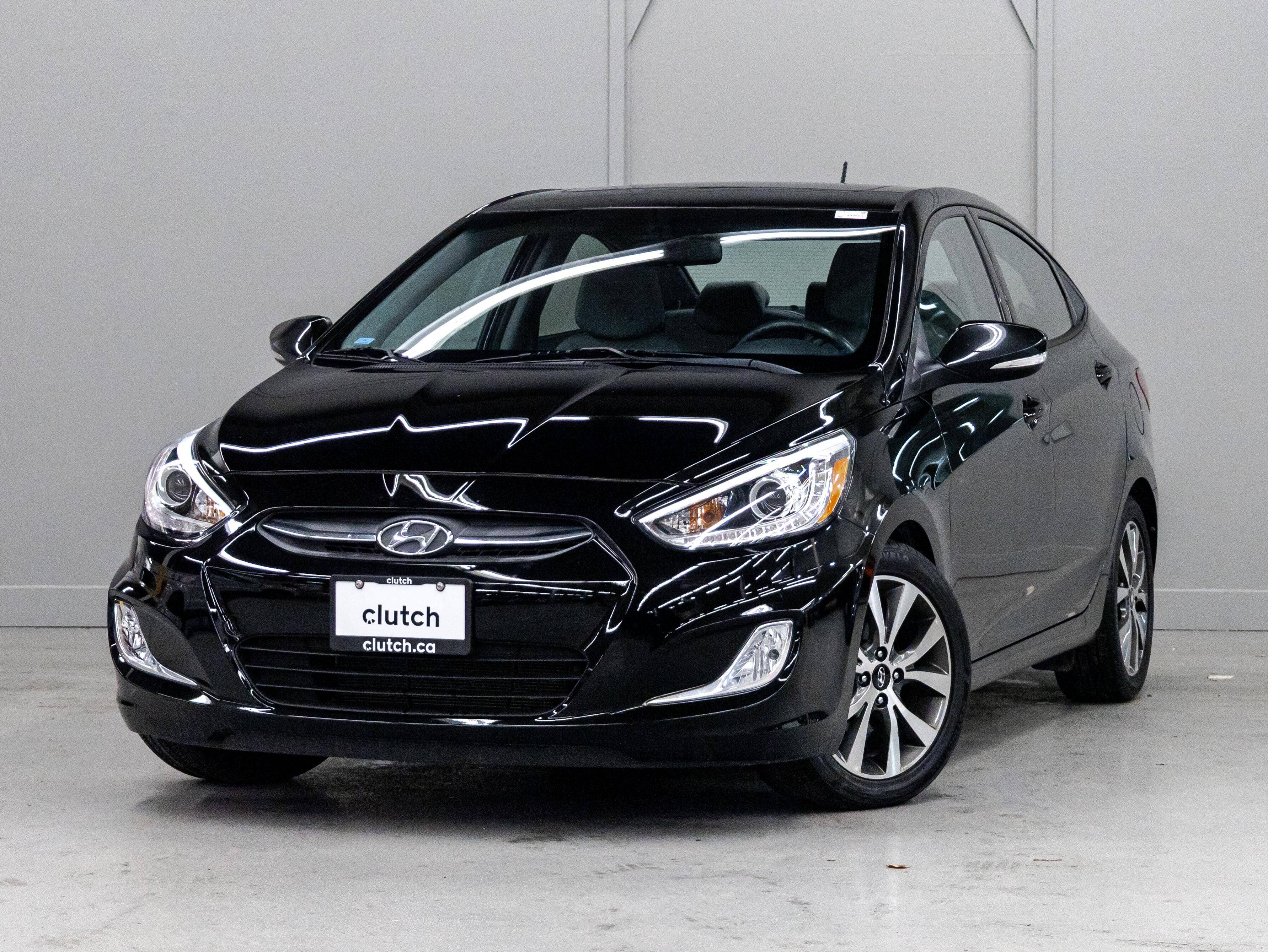 Black 2017 Hyundai Accent Sedan  Automatic