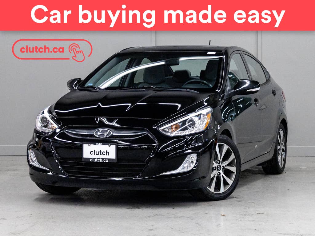 Black 2017 Hyundai Accent Sedan Automatic