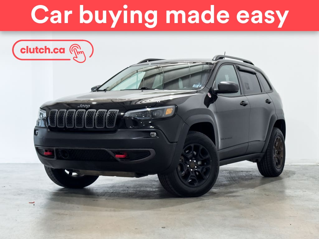 Black 2021 Jeep Cherokee Trailhawk Elite 4WD SUV / Crossover Automatic