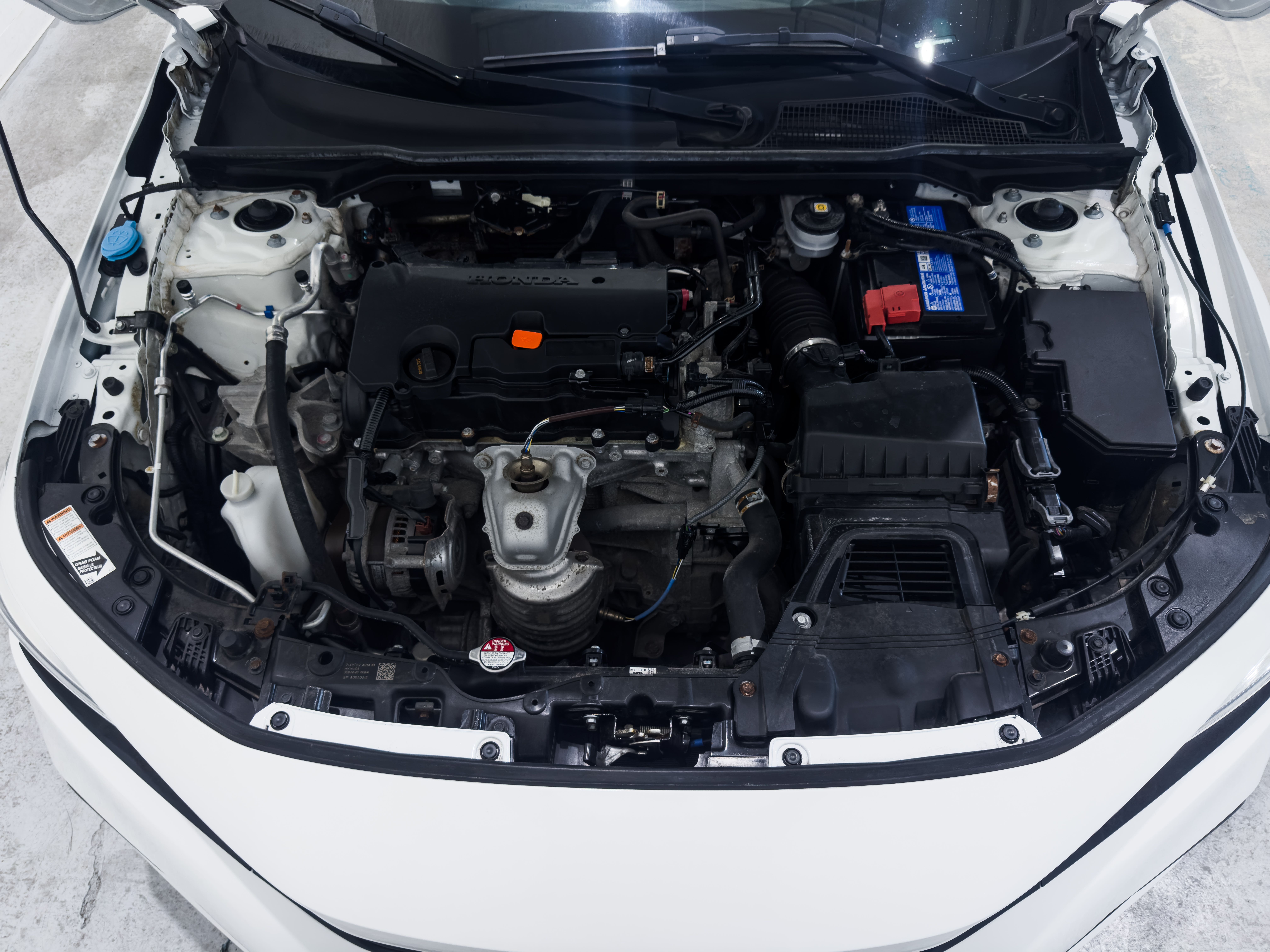 White 2022 Honda Civic Sedan Front-Wheel Drive Automatic