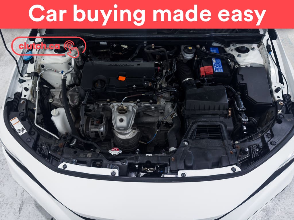 White 2022 Honda Civic Sedan Front-Wheel Drive Automatic