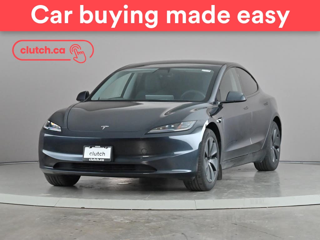 Gray 2024 Tesla Model 3 Sedan Rear-Wheel Drive Automatic
