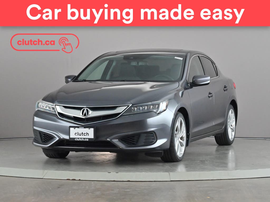 Gray 2018 Acura ILX Sedan Front-Wheel Drive Automatic