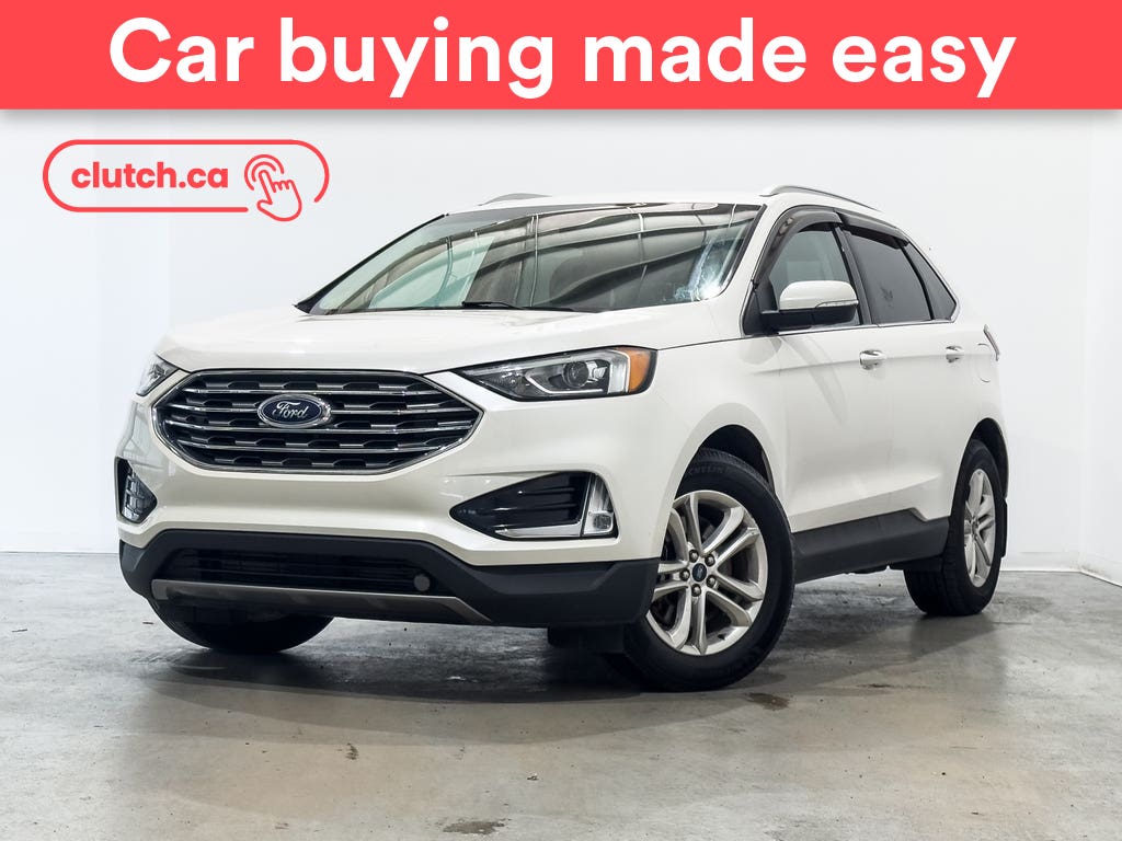 White 2019 Ford Edge SEL AWD SUV / Crossover All-Wheel Drive Automatic