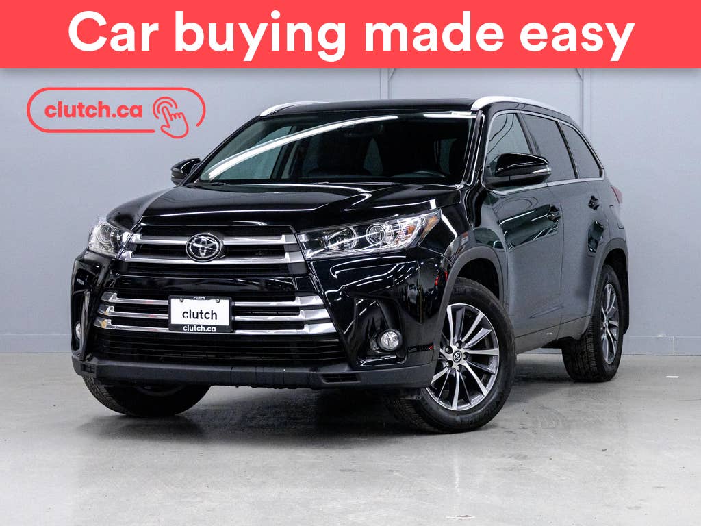 Black 2017 Toyota Highlander SUV / Crossover All-Wheel Drive Automatic