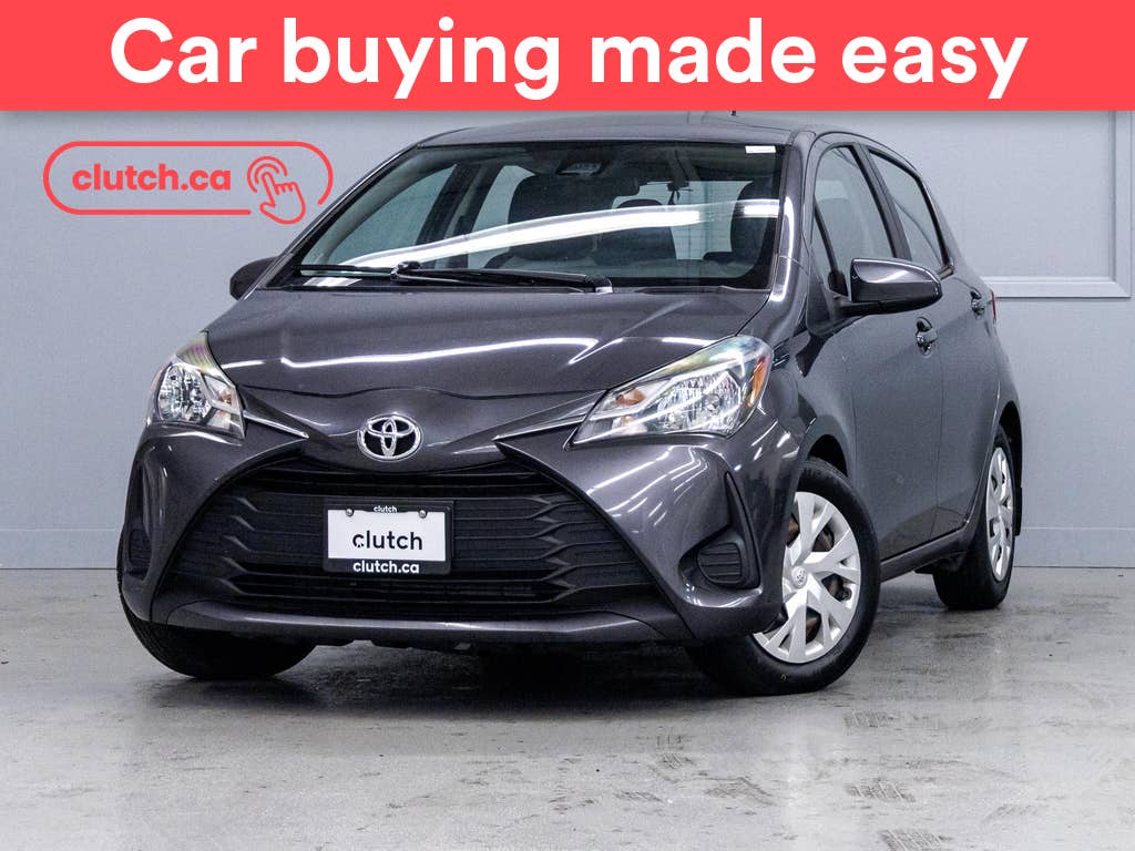 Gray 2018 Toyota Yaris Hatchback Front-Wheel Drive Automatic