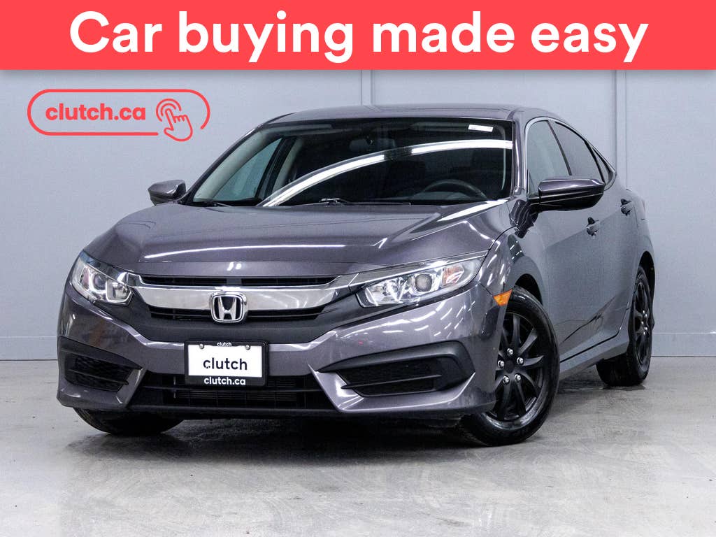 Gray 2018 Honda Civic Sedan Front-Wheel Drive Automatic