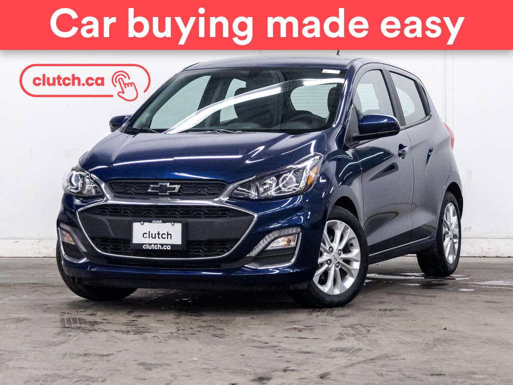Blue 2022 Chevrolet Spark Hatchback Front-Wheel Drive Automatic