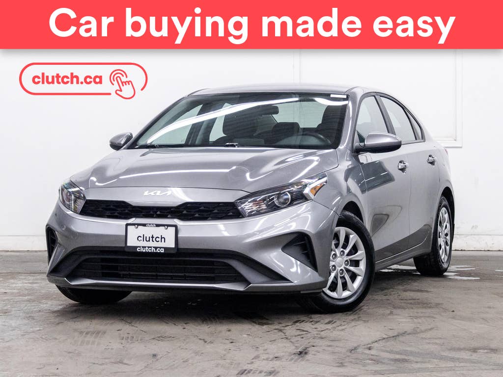 Gray 2024 Kia Forte Sedan Front-Wheel Drive Automatic