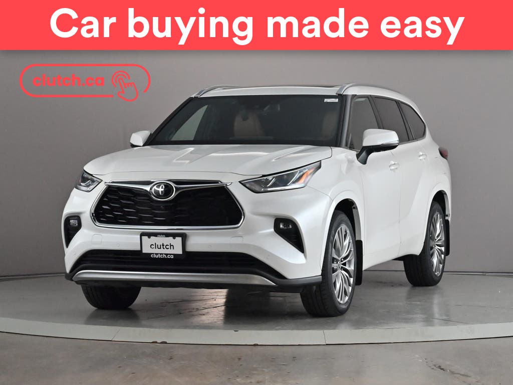White 2021 Toyota Highlander SUV / Crossover All-Wheel Drive Automatic