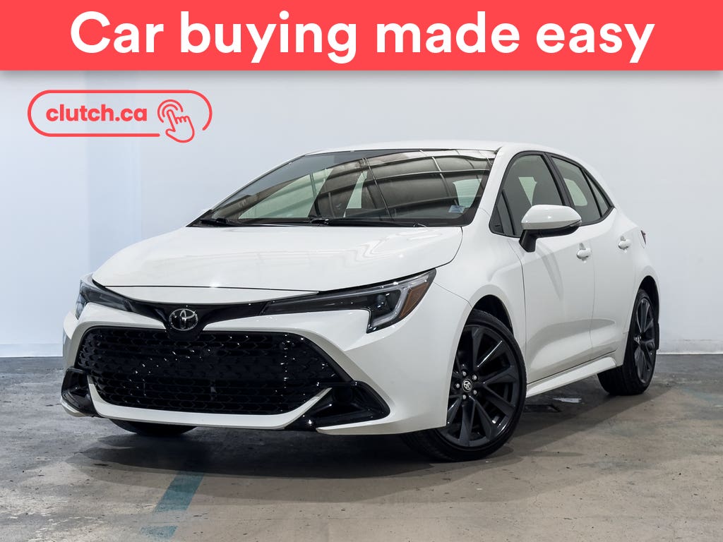 White 2024 Toyota Corolla Hatchback Hatchback Front-Wheel Drive Automatic