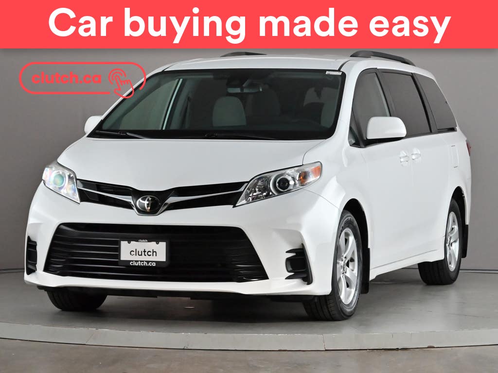 White 2020 Toyota Sienna Minivan Front-Wheel Drive Automatic