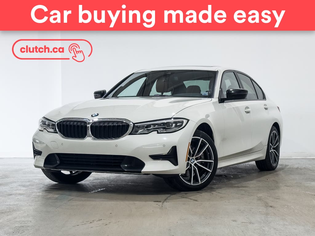 White 2019 BMW 3 Series Sedan All-Wheel Drive Automatic