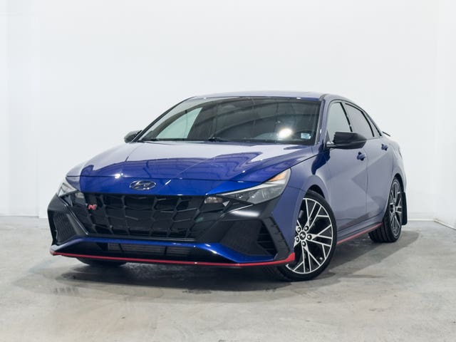 Blue 2023 Hyundai Elantra N