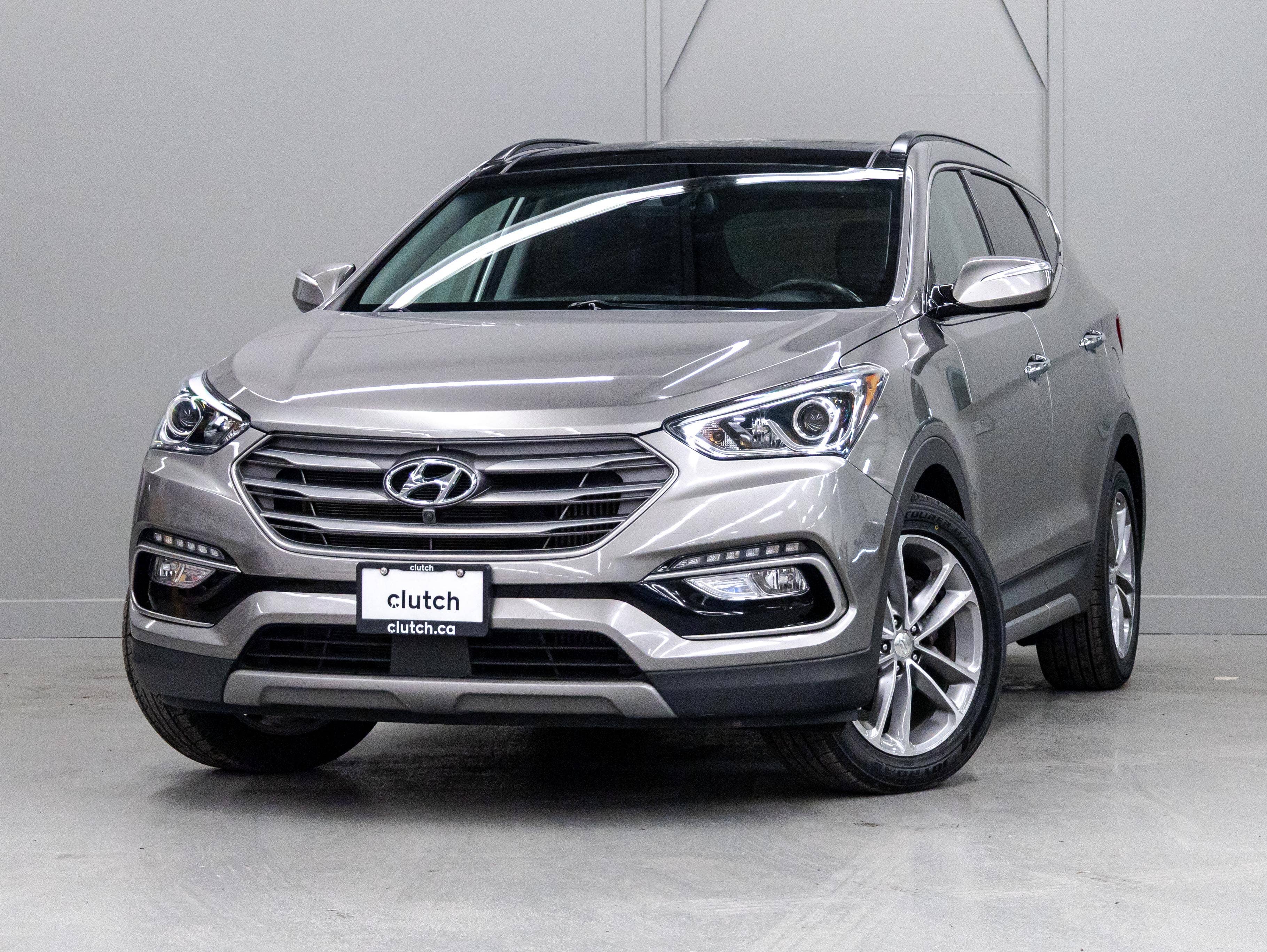 Silver 2017 Hyundai Santa Fe Sport SUV / Crossover All-Wheel Drive Automatic