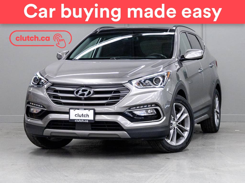 Silver 2017 Hyundai Santa Fe Sport SUV / Crossover All-Wheel Drive Automatic