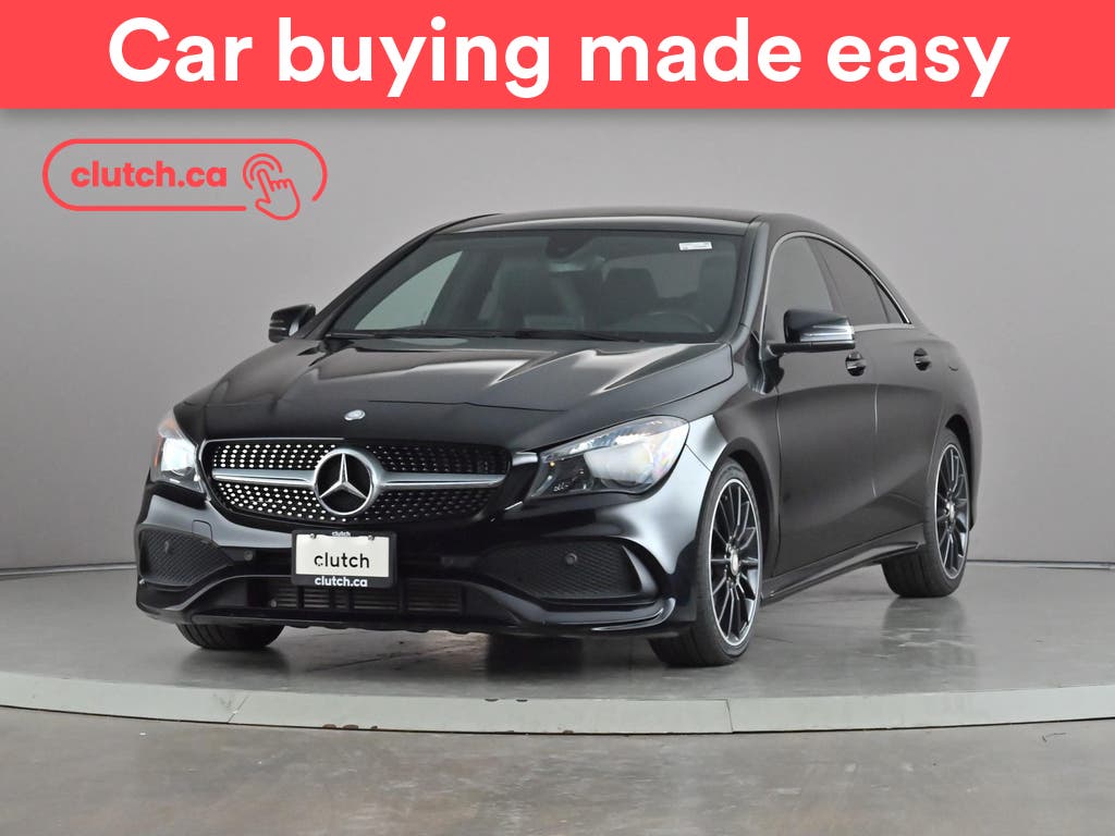 Black 2017 Mercedes-Benz CLA Sedan All-Wheel Drive Automatic
