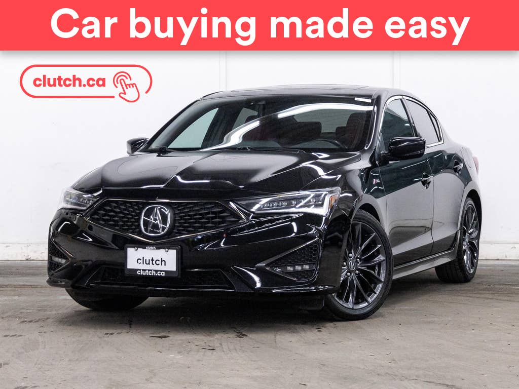 Black 2020 Acura ILX Sedan Automatic