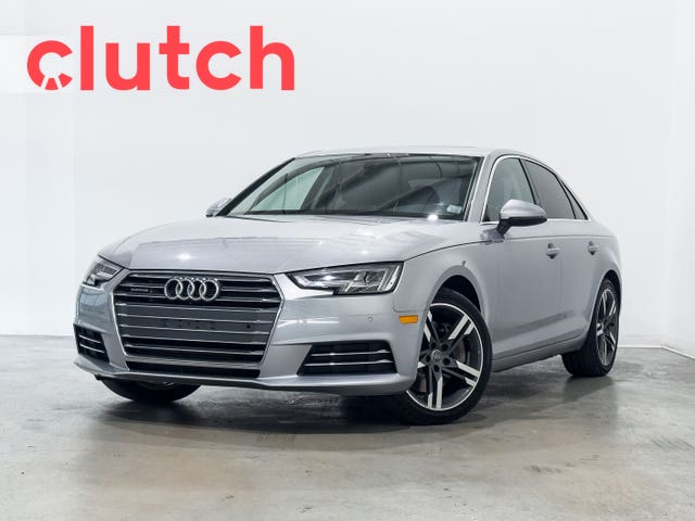Silver 2017 Audi A4 Sedan Automatic