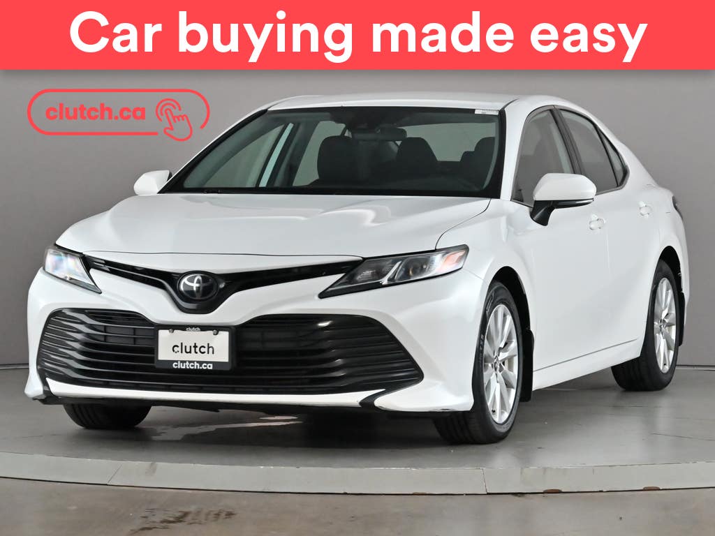 White 2019 Toyota Camry Sedan Front-Wheel Drive Automatic