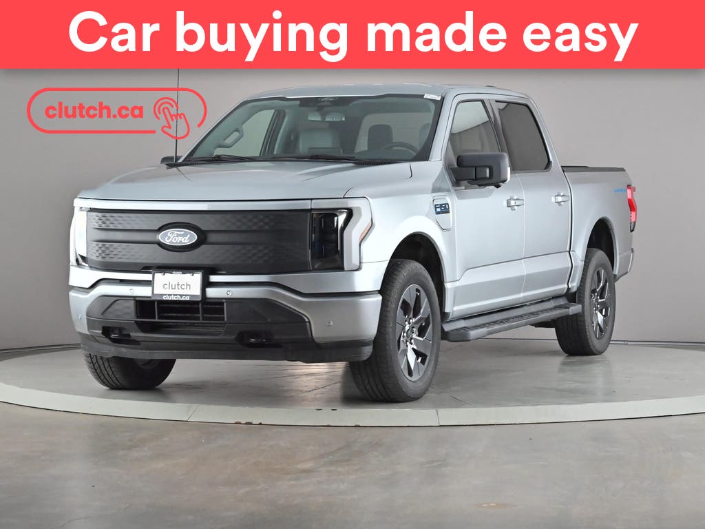 Silver 2025 Ford F-150 Lightning Pickup Truck All-Wheel Drive Automatic