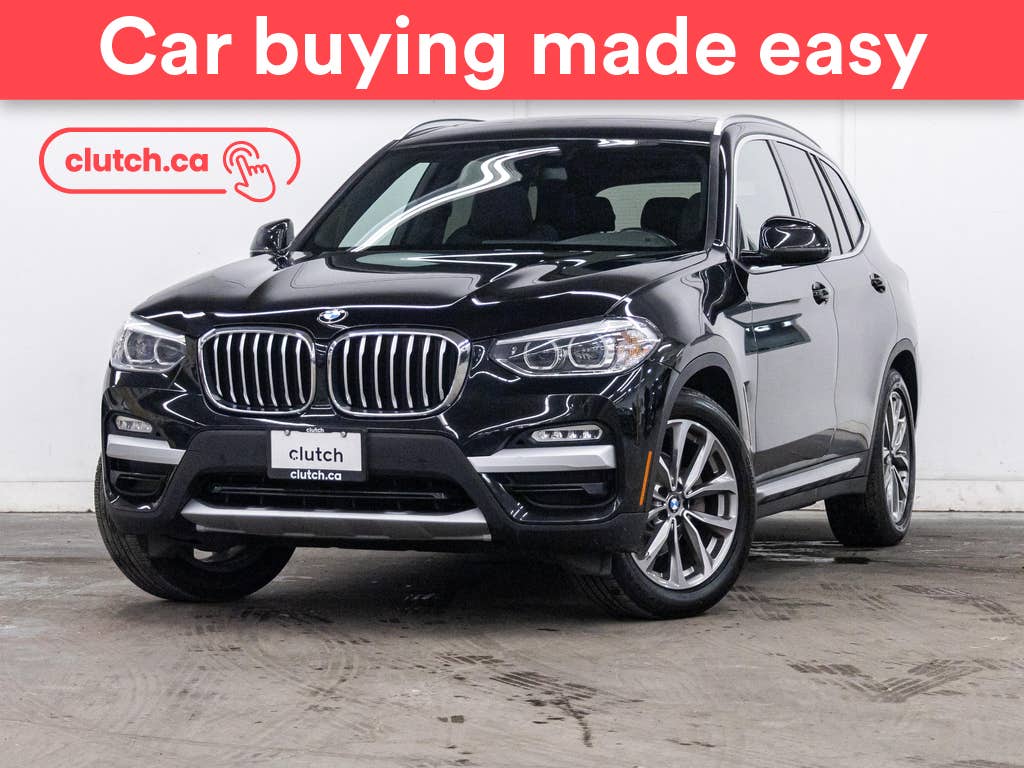 Black 2019 BMW X3 SUV / Crossover All-Wheel Drive Automatic