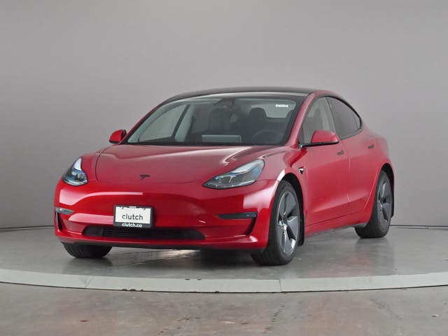 Red 2023 Tesla Model 3