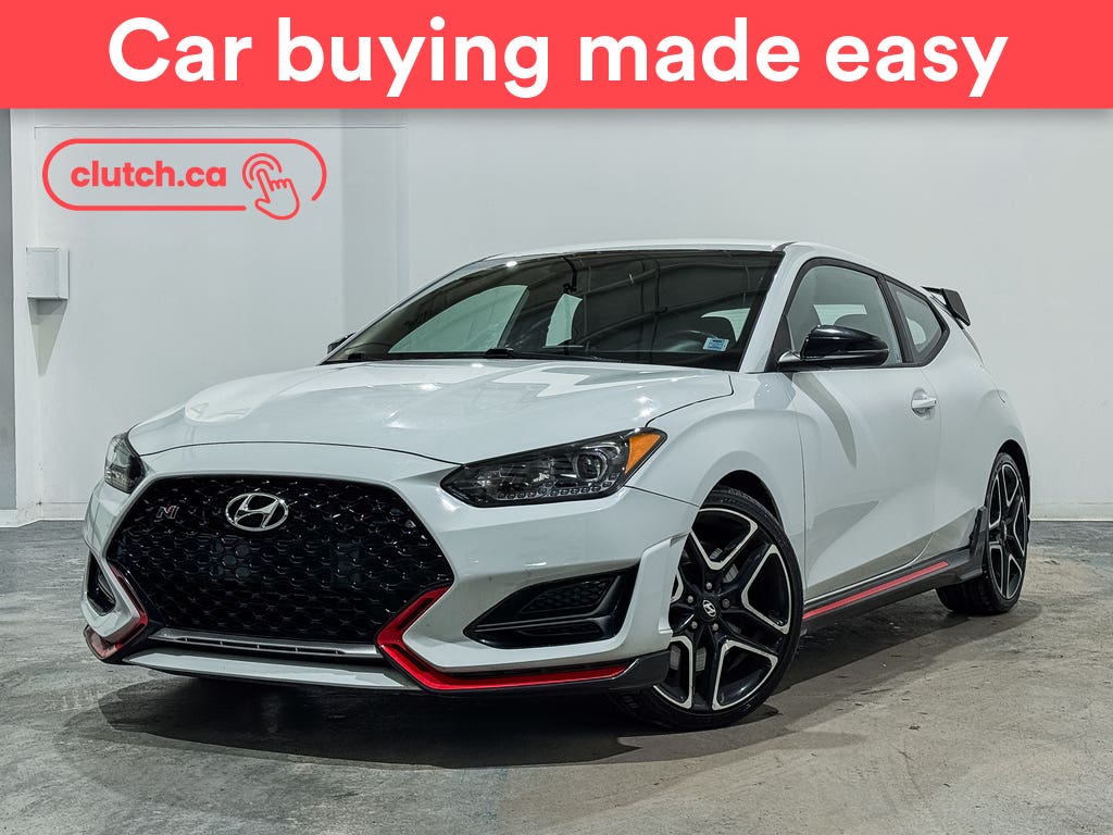 White 2019 Hyundai Veloster N Coupe Front-Wheel Drive Manual