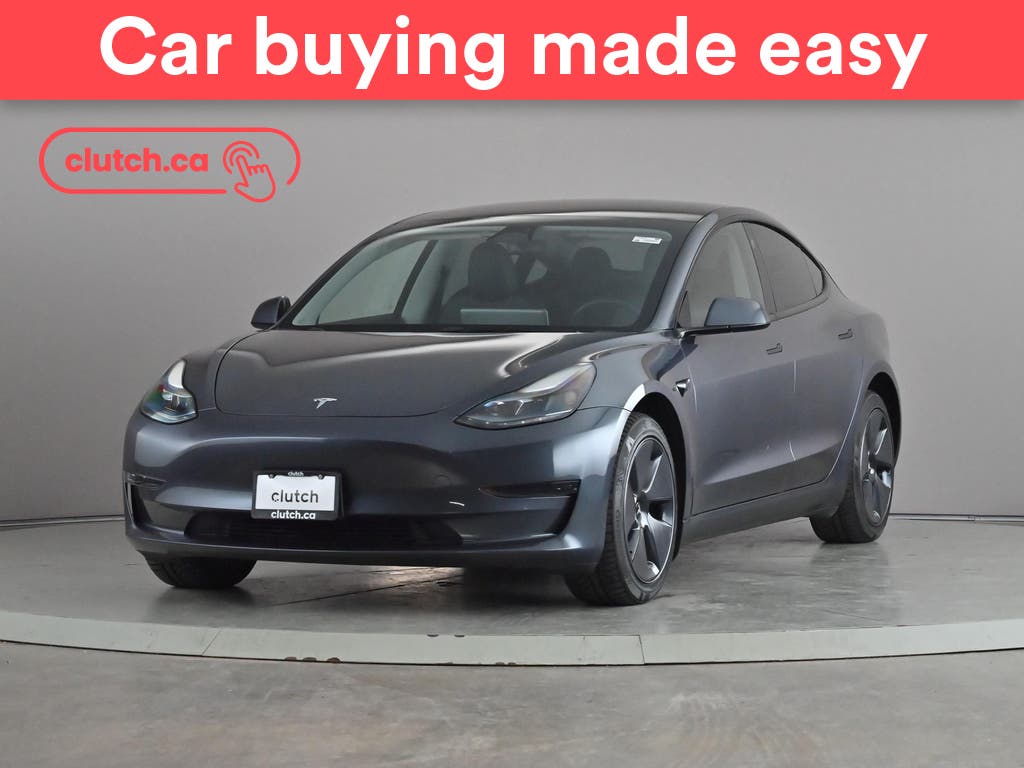 Silver 2023 Tesla Model 3 Sedan Rear-Wheel Drive Automatic