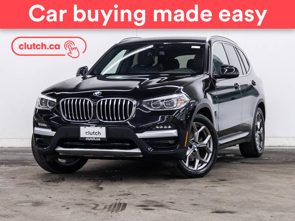 Black 2020 BMW X3 xDrive30i AWD SUV / Crossover All-Wheel Drive Automatic