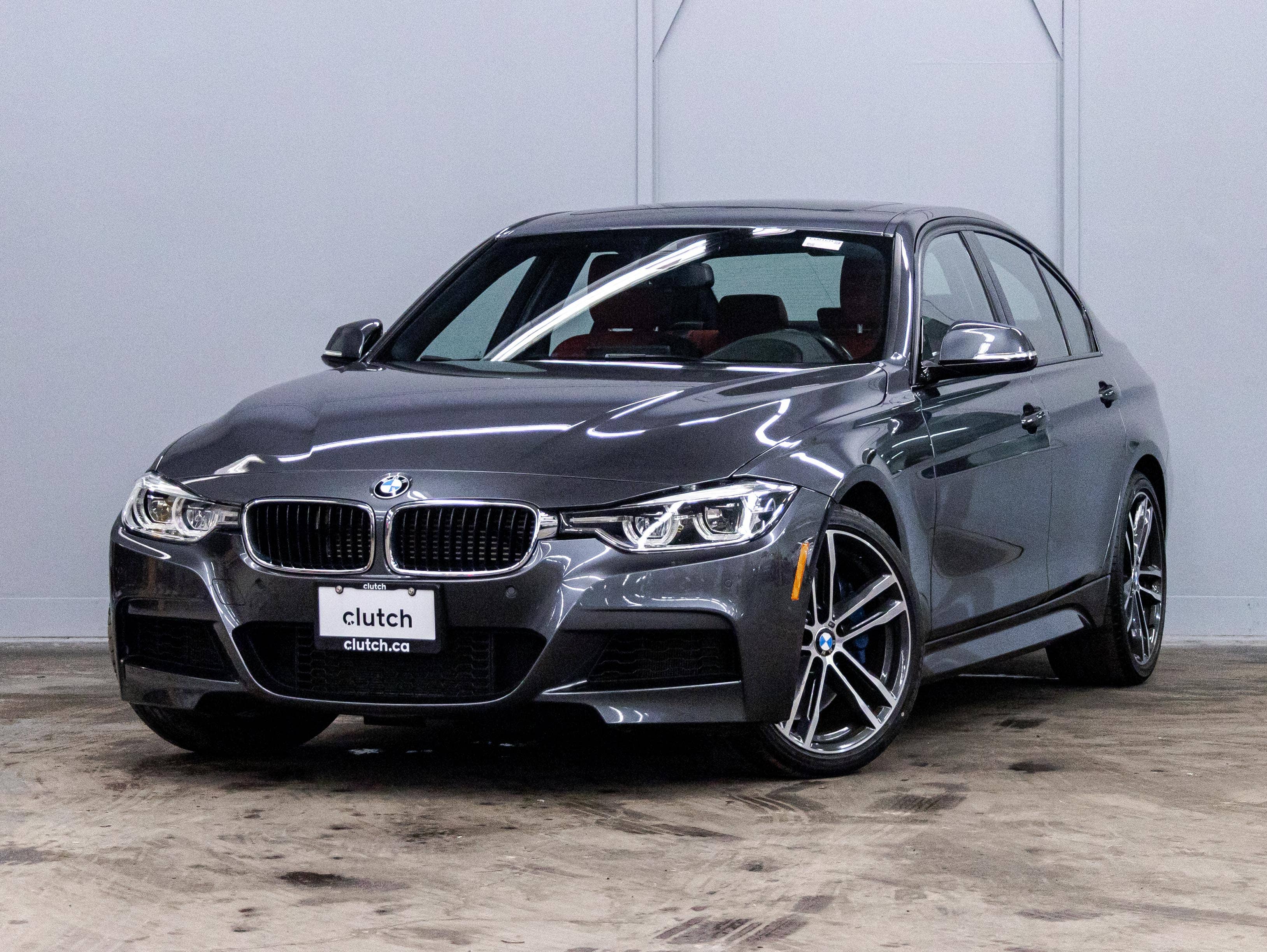 Gray 2018 BMW 3 Series Sedan All-Wheel Drive Automatic