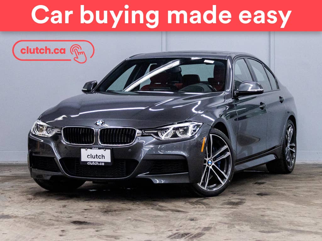 Gray 2018 BMW 3 Series Sedan All-Wheel Drive Automatic