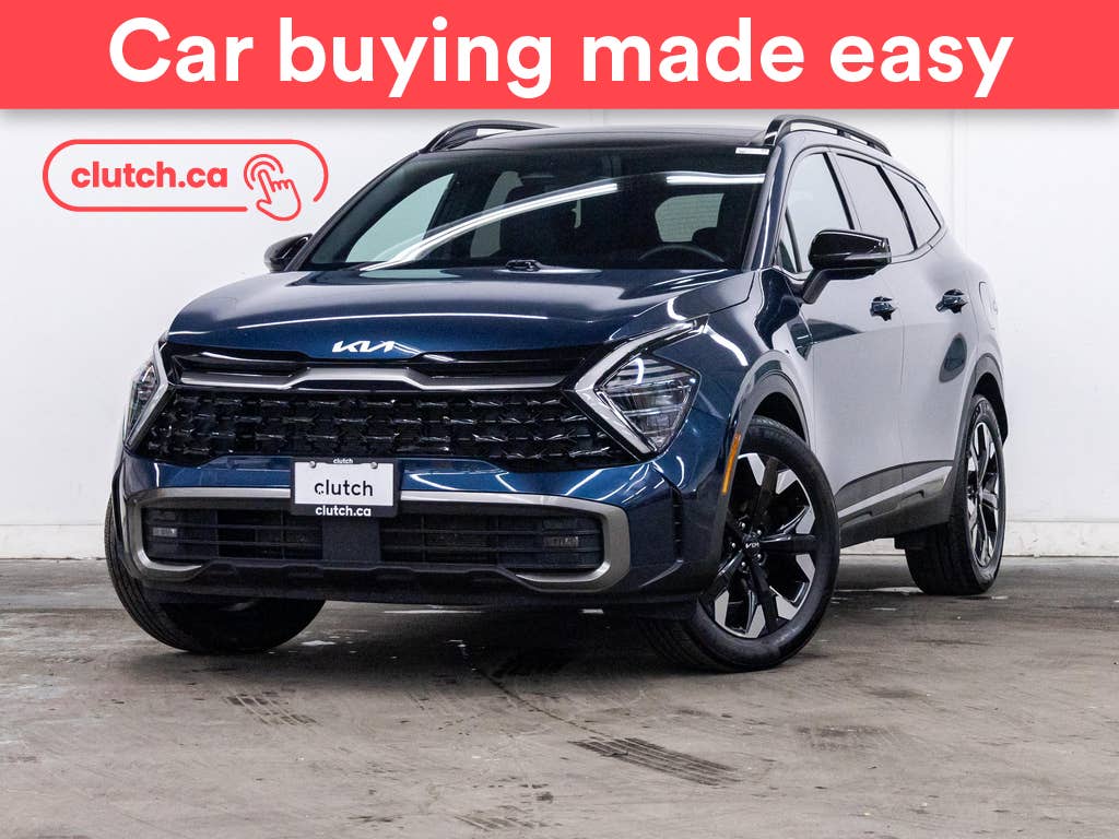 Blue 2023 Kia Sportage X-Line Limited AWD with Black Interior SUV / Crossover Automatic