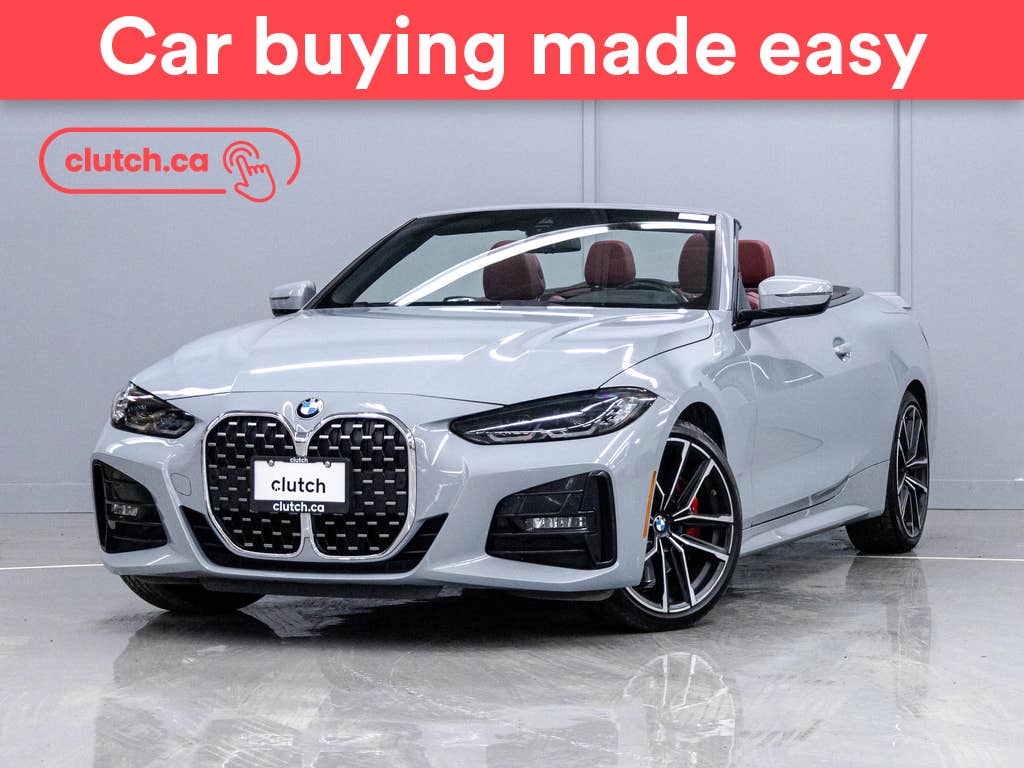 Gray 2022 BMW 4 Series Convertible All-Wheel Drive Automatic