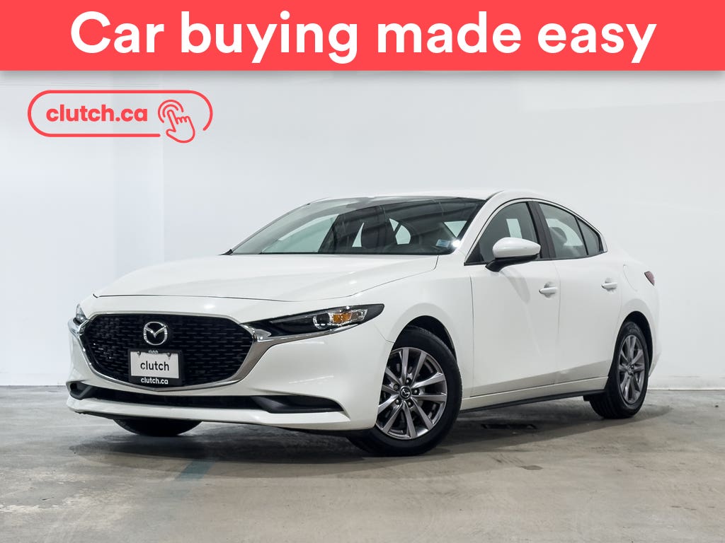 White 2019 Mazda MAZDA3 Sedan Front-Wheel Drive Automatic