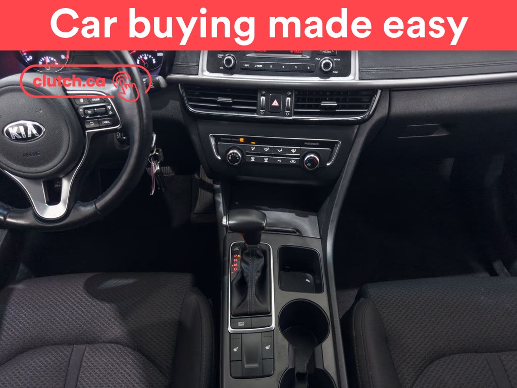 Black 2018 Kia Optima Sedan Front-Wheel Drive Automatic