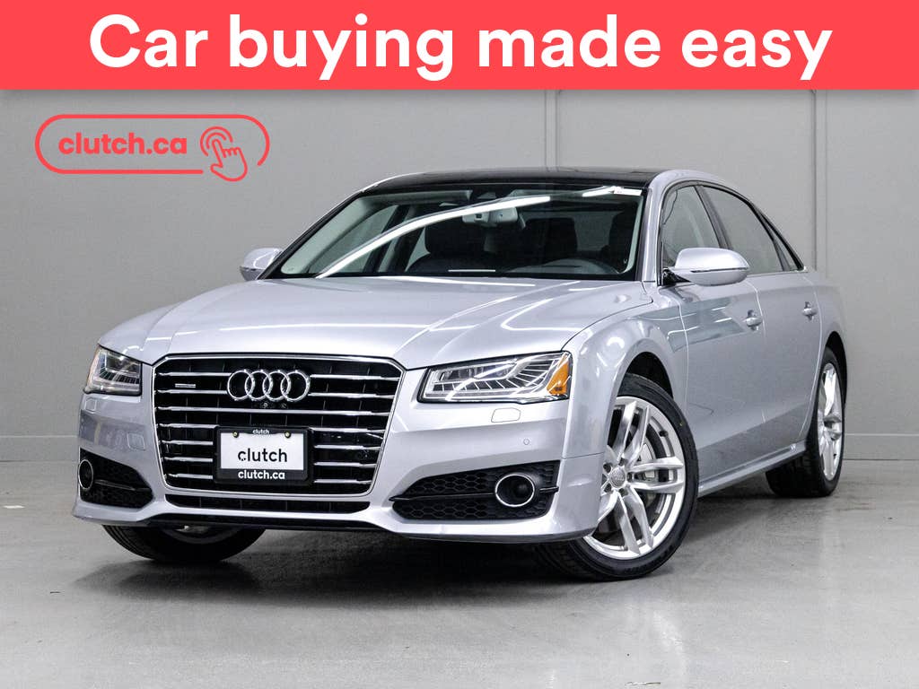 Silver 2017 Audi A8 Sedan Automatic