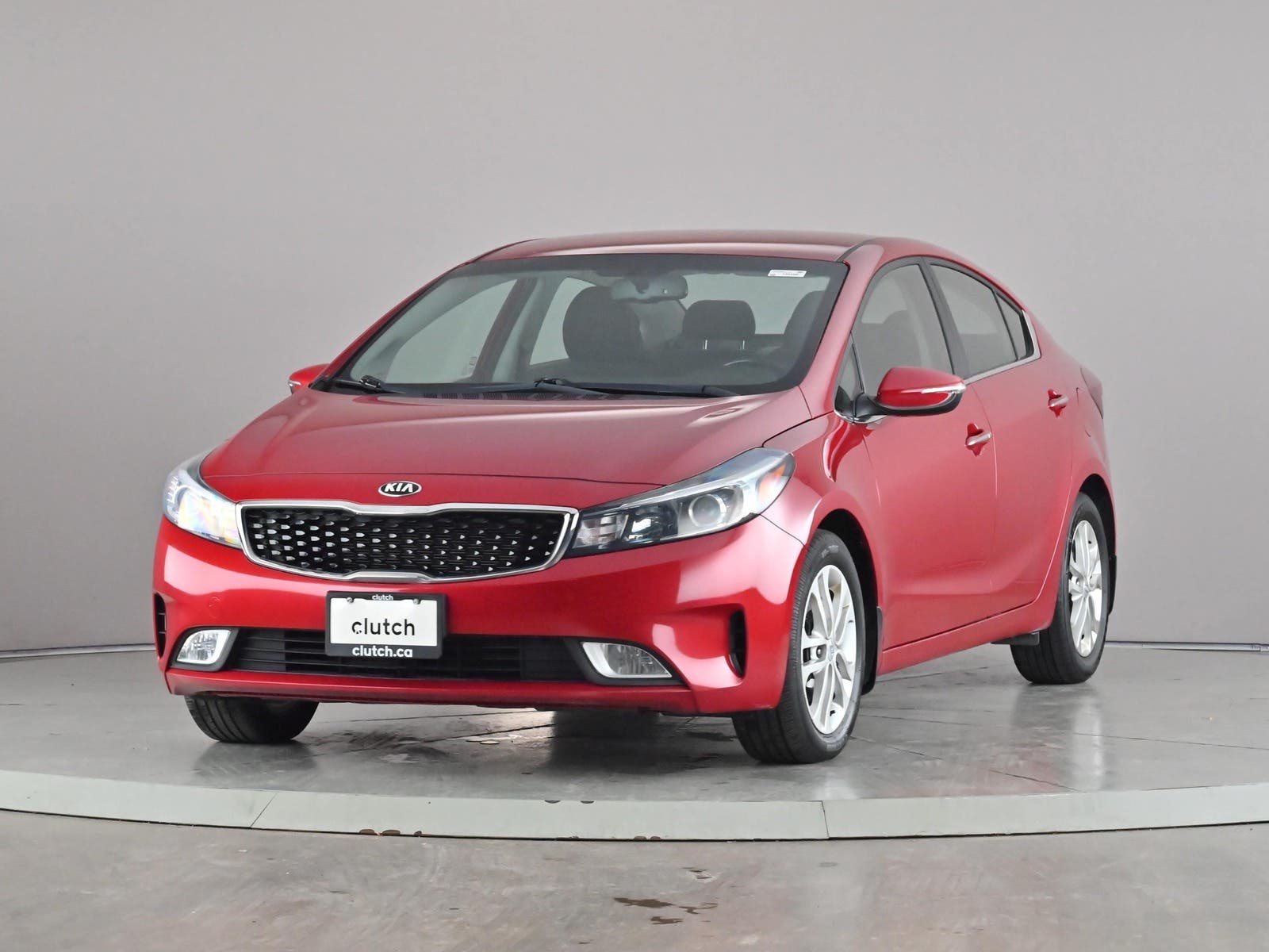 Red 2018 Kia Forte Sedan Front-Wheel Drive Automatic