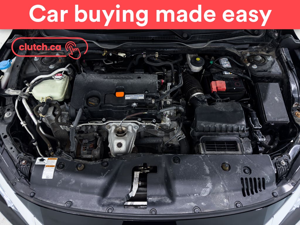 Black 2018 Honda Civic Sedan Front-Wheel Drive Automatic