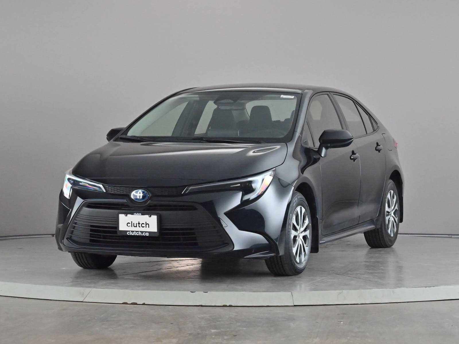 Black 2024 Toyota Corolla Hybrid Sedan Front-Wheel Drive Automatic