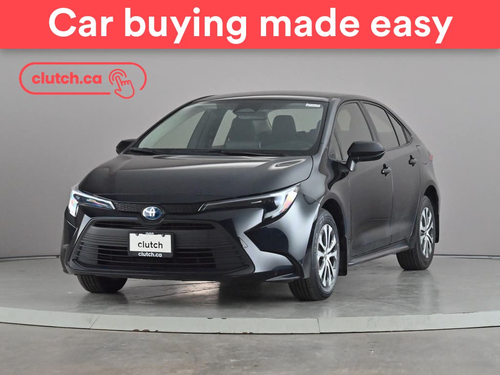 Black 2024 Toyota Corolla Hybrid Sedan Front-Wheel Drive Automatic