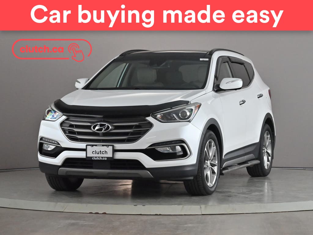 White 2017 Hyundai Santa Fe Sport SUV / Crossover All-Wheel Drive Automatic