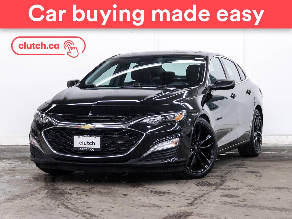 Black 2021 Chevrolet Malibu LT FWD Sedan Front-Wheel Drive Automatic