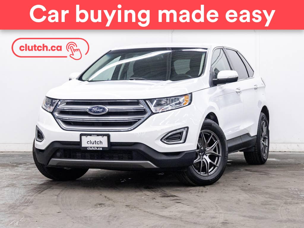 White 2017 Ford Edge SUV / Crossover Front-Wheel Drive Automatic