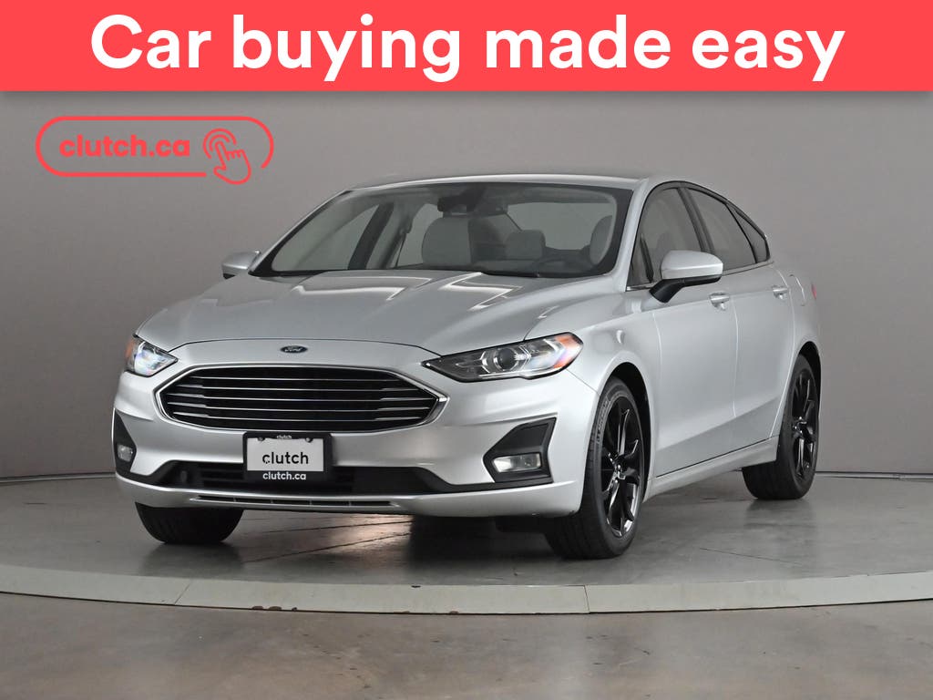 Silver 2019 Ford Fusion Sedan Front-Wheel Drive Automatic