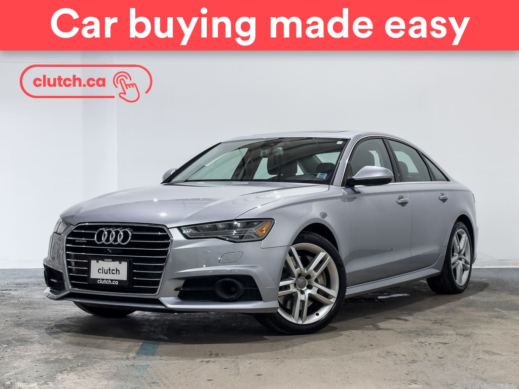 Silver 2017 Audi A6 Sedan Automatic