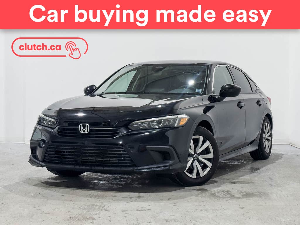 Black 2022 Honda Civic Sedan Front-Wheel Drive Automatic