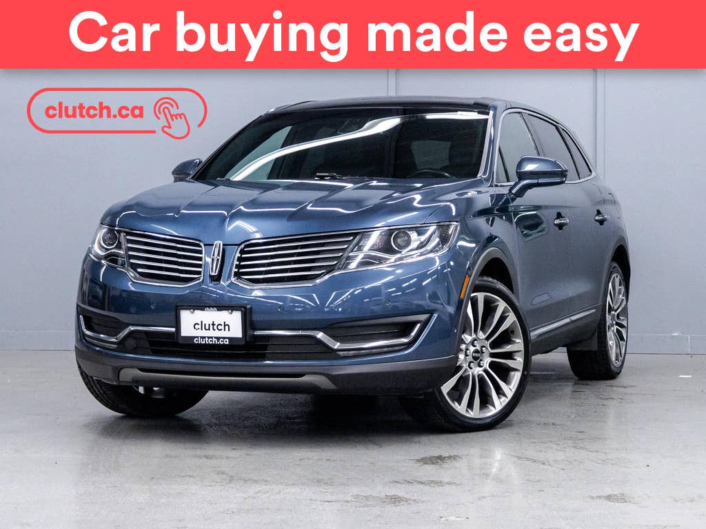 Blue 2018 Lincoln MKX SUV / Crossover All-Wheel Drive Automatic