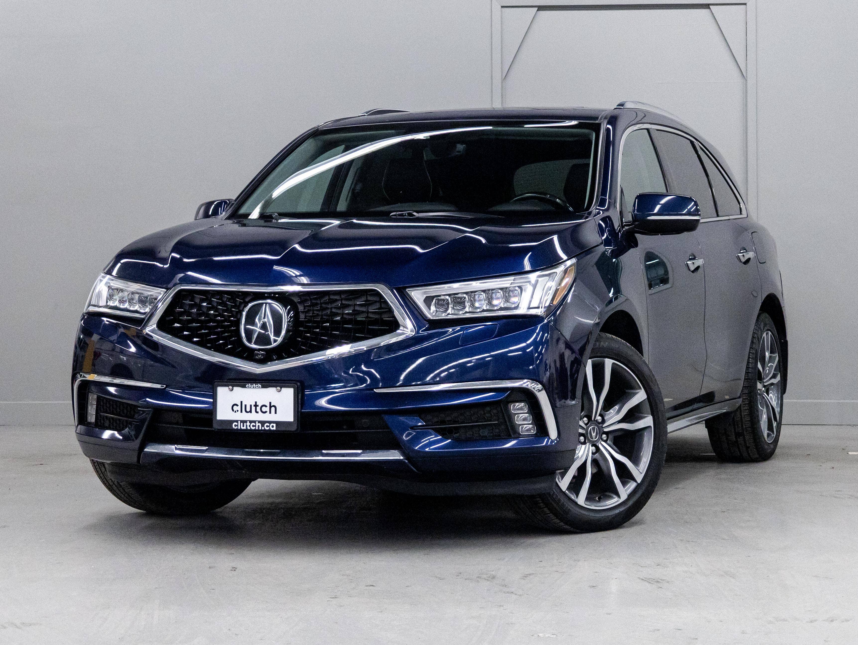 Blue 2019 Acura MDX SUV / Crossover  Automatic